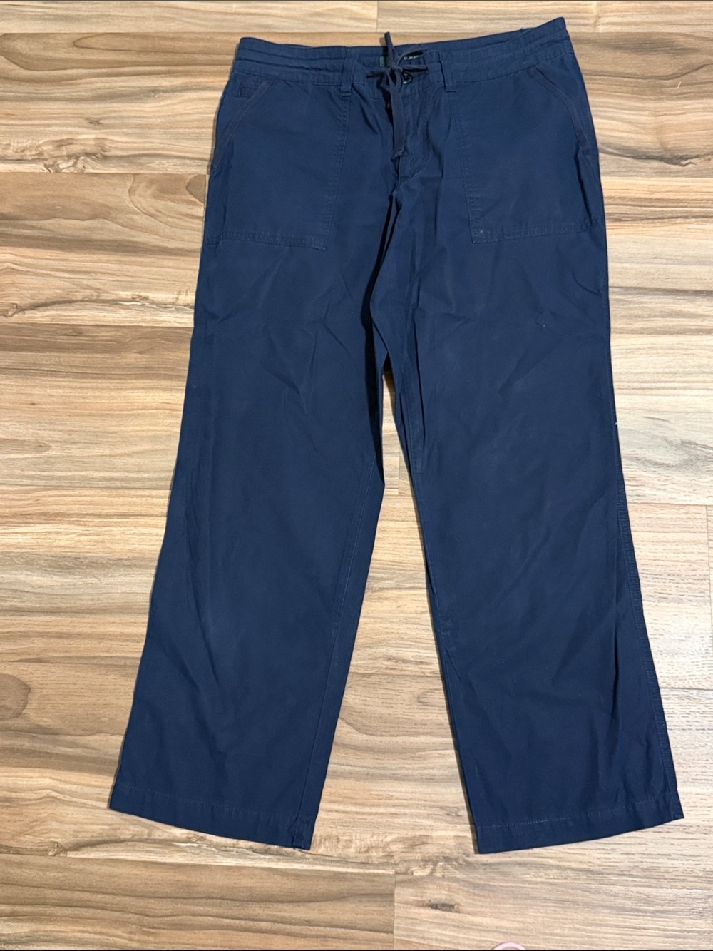 Lauren Ralph Lauren Pants Womens 6 Navy Blue Twill Straight Leg Stretch Chino